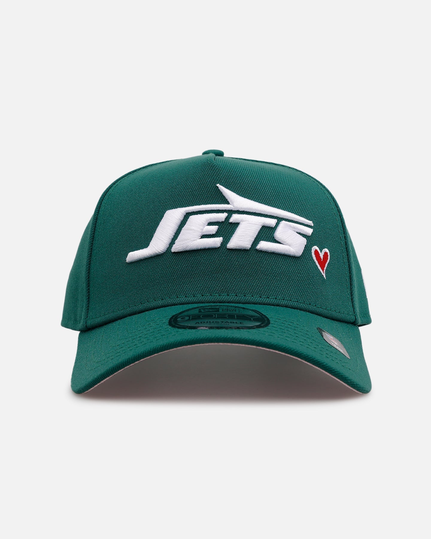 New Era New York Jets 'Team Color Hearts' 9FORTY A-Frame Snapback Official Team Color