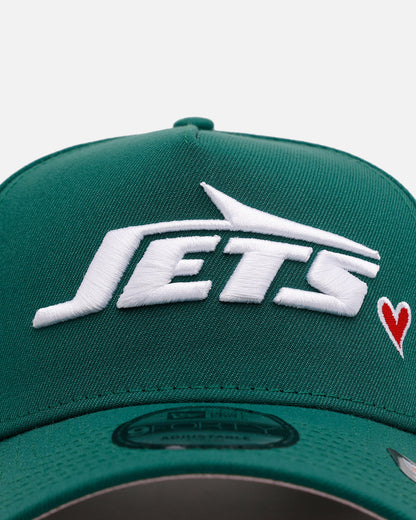 New Era New York Jets 'Team Color Hearts' 9FORTY A-Frame Snapback Official Team Color